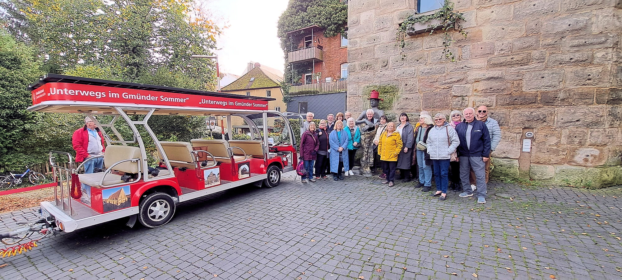 Die Gruppe in Schloss Hummelshain