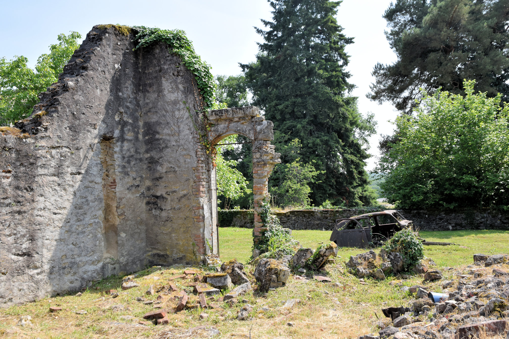 Die zerstörte Gemeinde Oradour-sur-Glane
