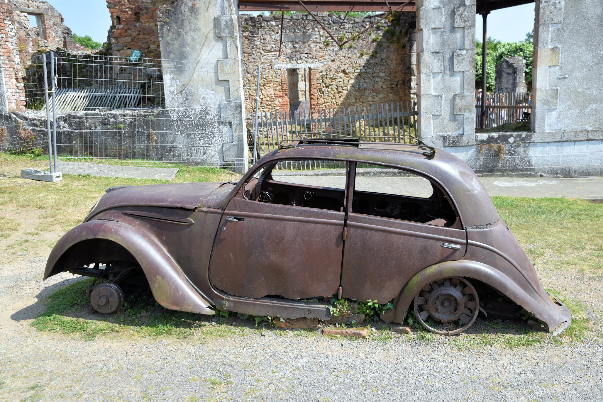 Die zerstörte Gemeinde Oradour-sur-Glane