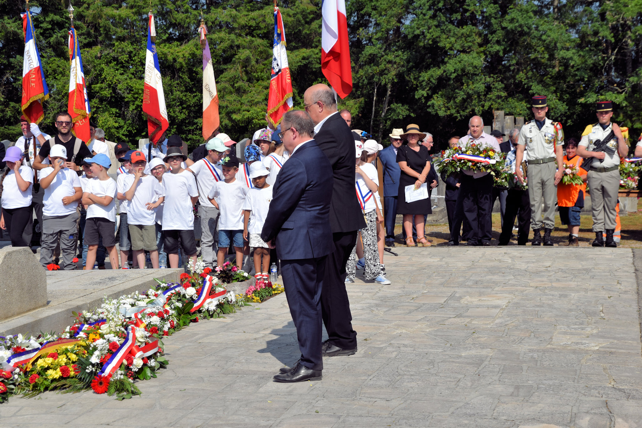 Kranzniederlegung in Oradour für die Stadt Schorndorf