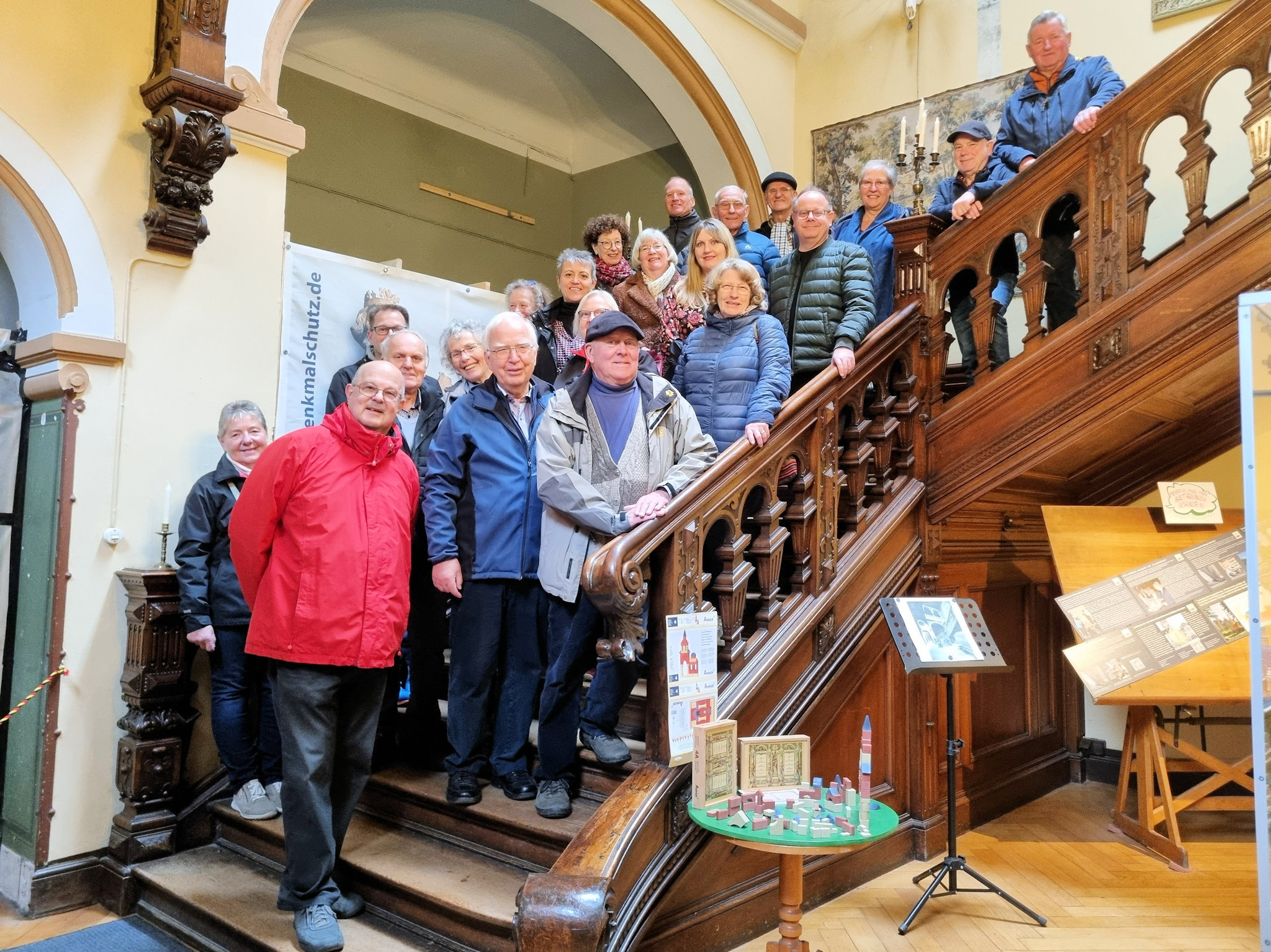Die Gruppe in Schloss Hummelshain